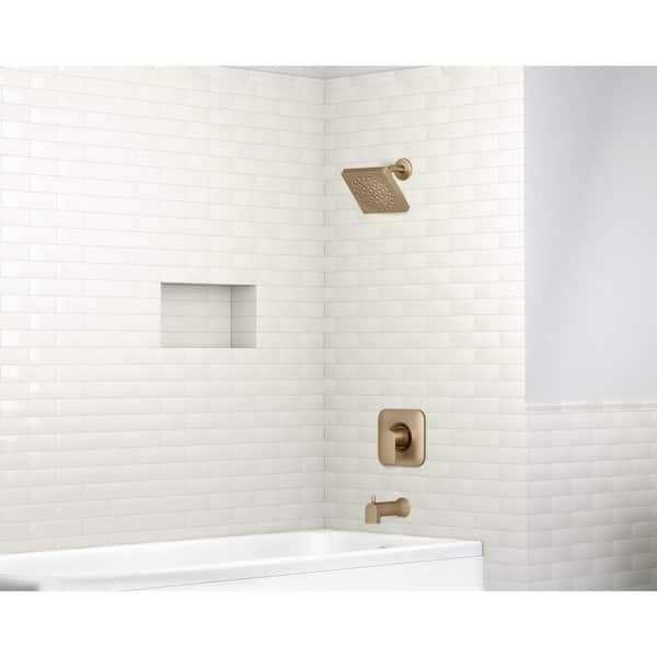 Moen Genta Single-Handle 1-Spray Tub and Shower Faucet - Image 5