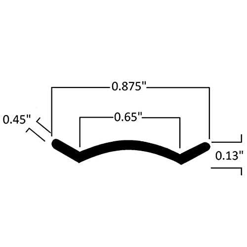 Qpn Vinyl 7/8 Insert Molding Trim Screw Cover Rv Camper Travel Trailer - Image 4