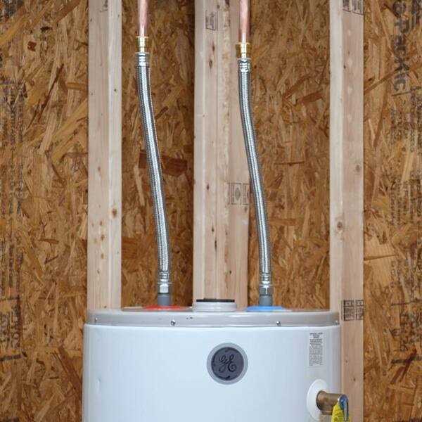 QUICKFITTING 3/4 in. Push-to-Connect Ball Valve x 3/4 in. FIP x 18 in. Braided Stainless Steel Water Heater Connector LF7245FR-2 - Image 4