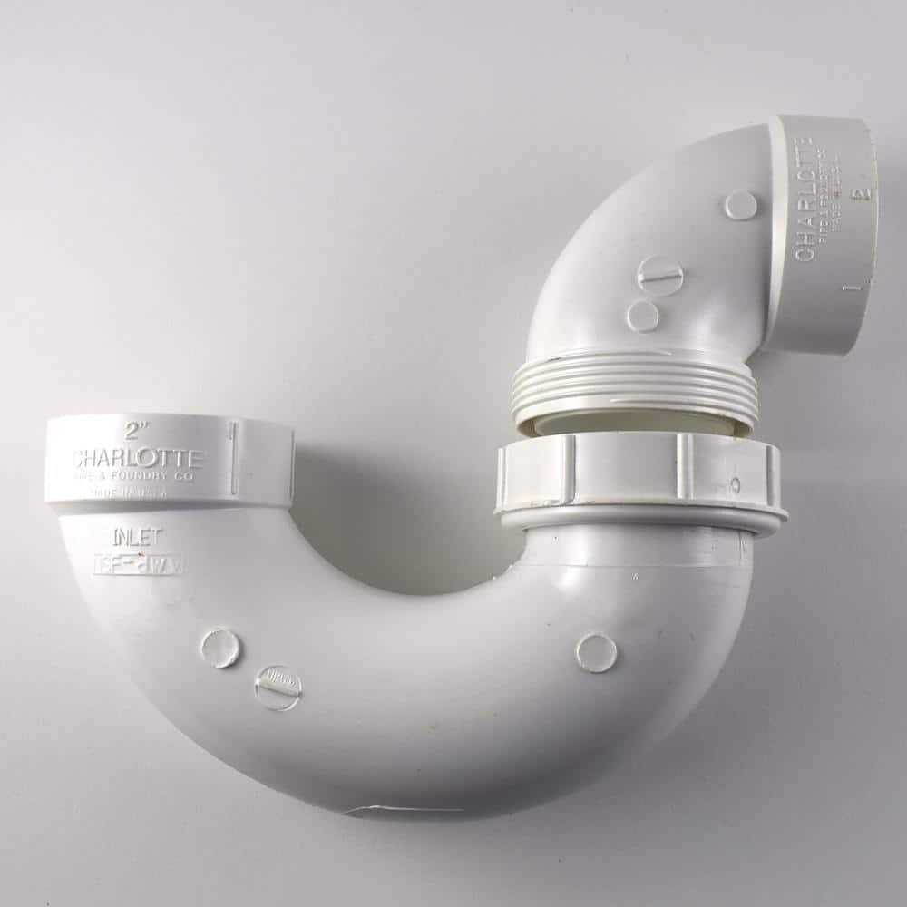 Charlotte Pipe 2 in. PVC P-Trap with Union - Image 3