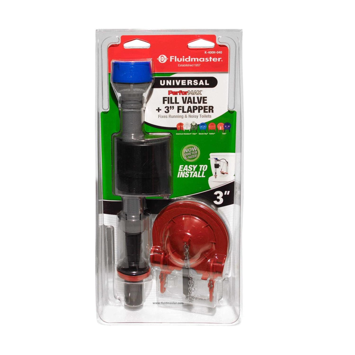 Fluidmaster Performax Fill Valve and Flapper Kit - Image 5