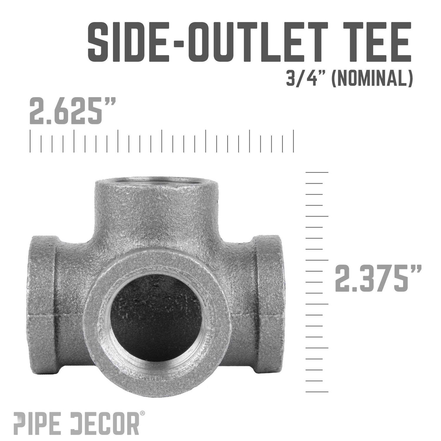 STZ Black Iron Side Outlet Tee - Image 3