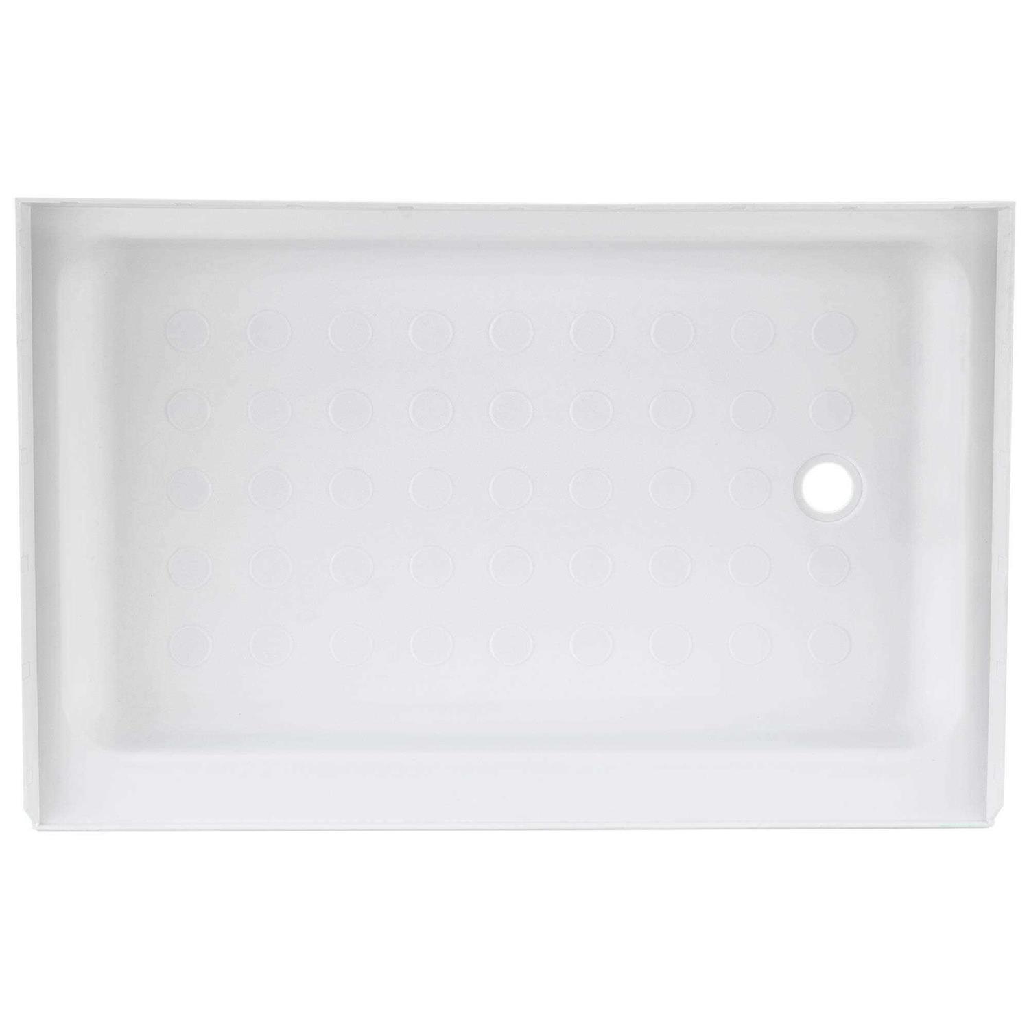 Recpro RV Shower Pan 36 x 24 x 5 Right Drain in White - Image 5