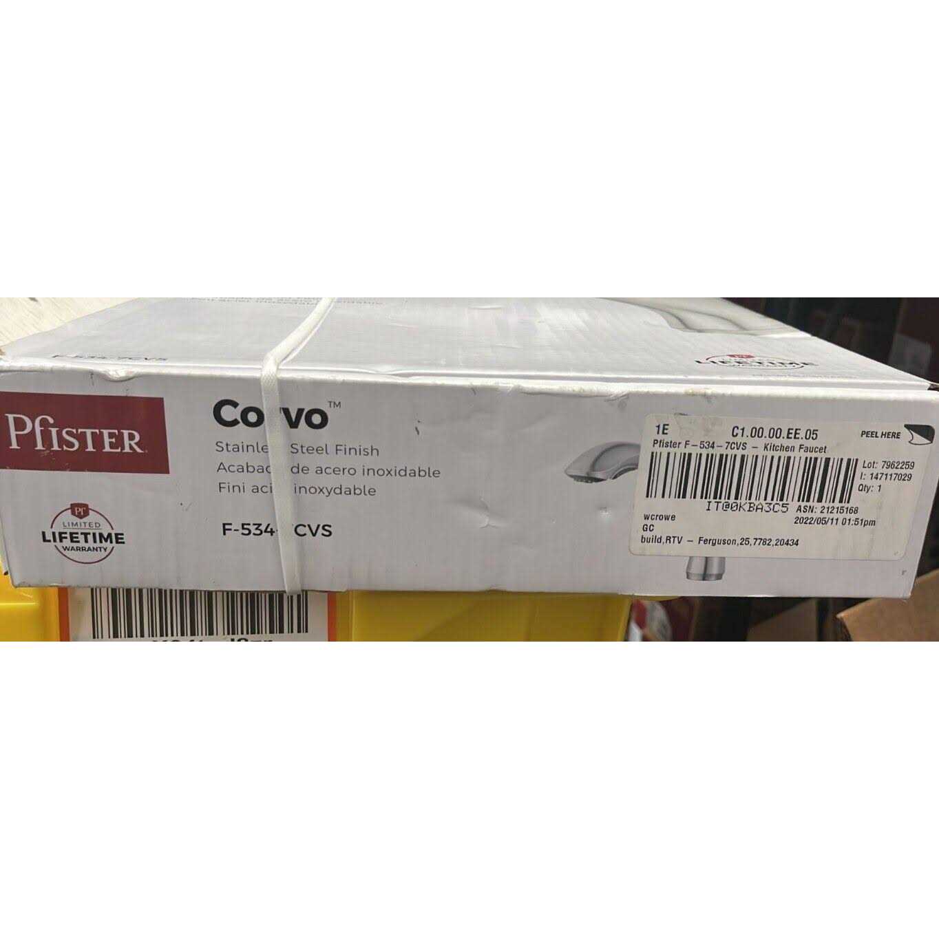 Pfister F-534-7CVS Corvo 1.8 GPM Single Hole Pull-Out Kitchen Faucet - Image 3