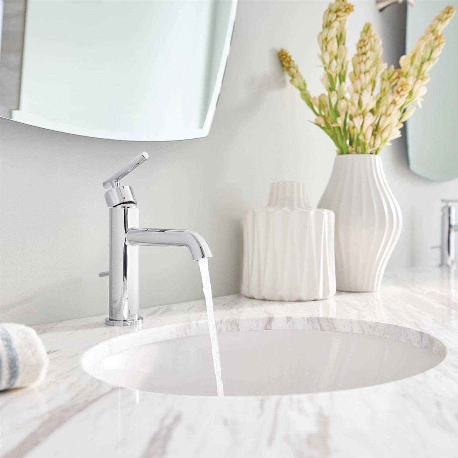 Moen 6145BL Gibson Matte Black One-Handle Bathroom Faucet - Image 3