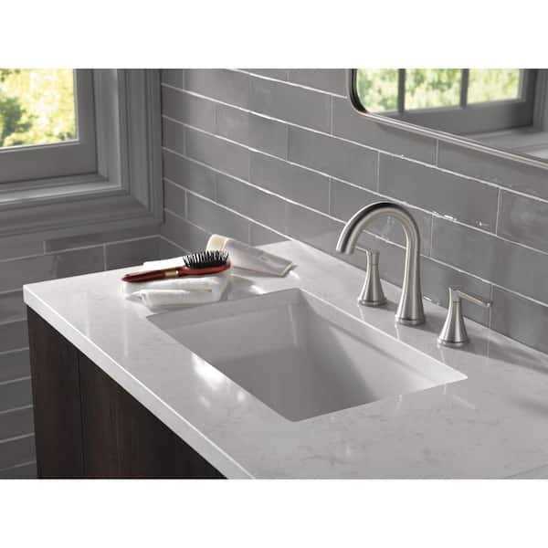 Delta Greydon 8 in. Widespread Double Handle Bathroom Faucet - Image 3