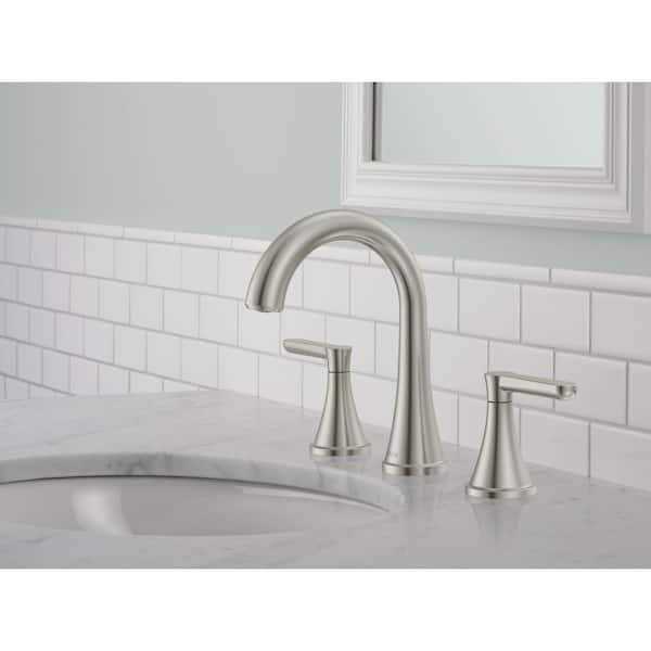 Delta Greydon 8 in. Widespread Double Handle Bathroom Faucet - Image 4