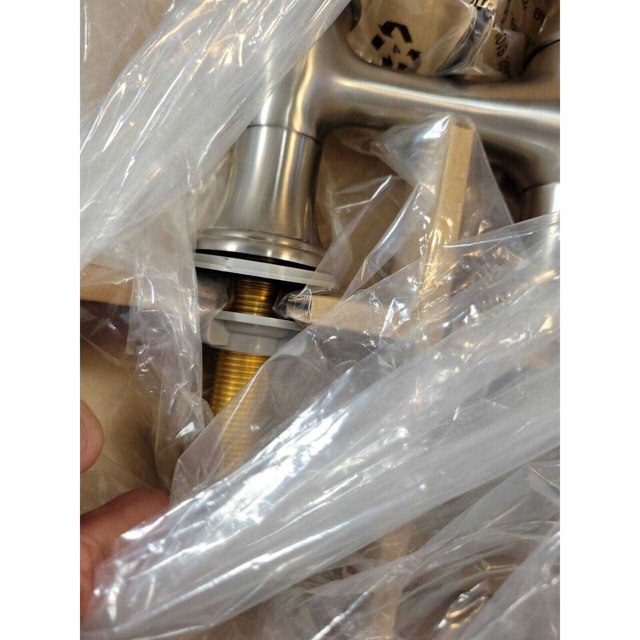 Pfister Courant Two Handle Bridge Kitchen Faucet with Side Spray - Image 3