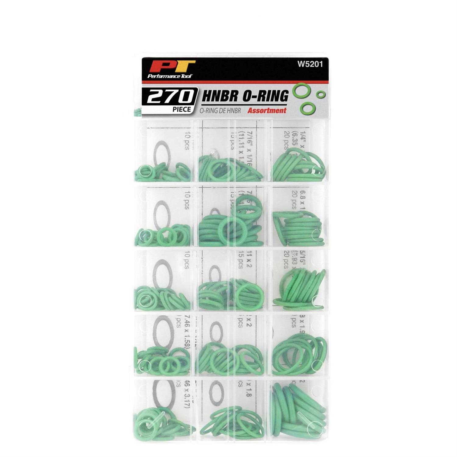 Performance Tool W5201 270 Pc HNBR O-Ring Assortment - Image 5