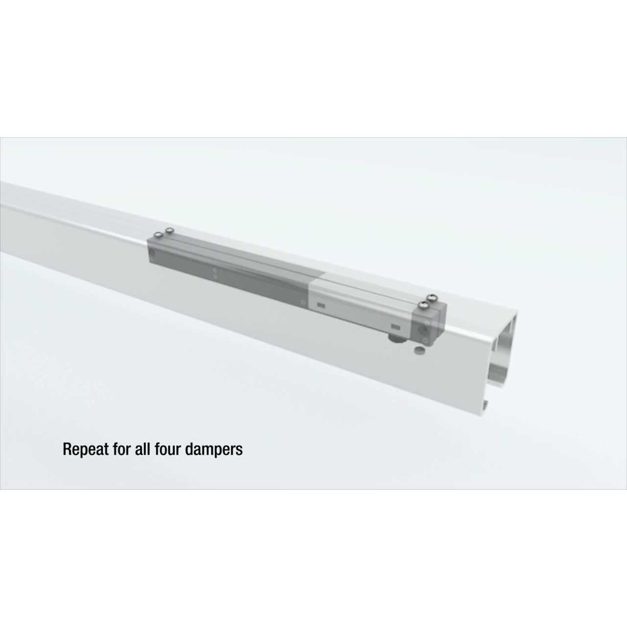 Delta Lyndall 60 in. x 71-1/2 in. Frameless Mod Soft-Close Sliding Shower Door 1/4 Clear Glass - Image 5