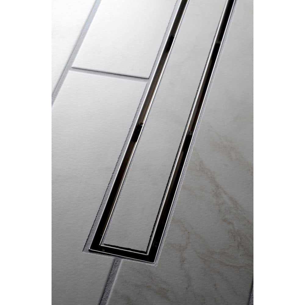Oatey 24 in. Stainless Steel Linear Shower Drain Tile-in Grate - Image 4