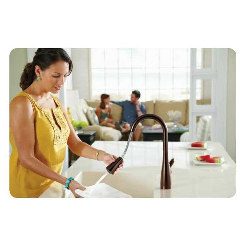 Moen 7594C Arbor One-Handle Pulldown Kitchen Faucet in Chrome - Image 2