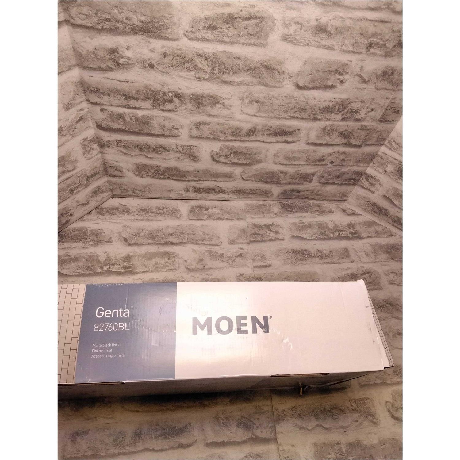 Moen Genta 1-Handle Matte Black Tub and Shower Faucet - Image 3