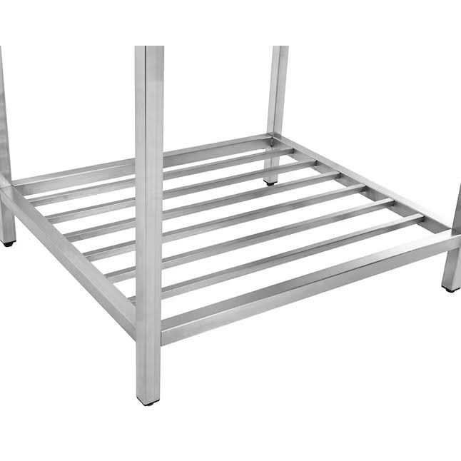 Style Selections 22-in x 25-in 1-Basin Stainless Steel Freestanding Laundry Sink with Drain with Faucet LW-8656LT-25S - Image 3