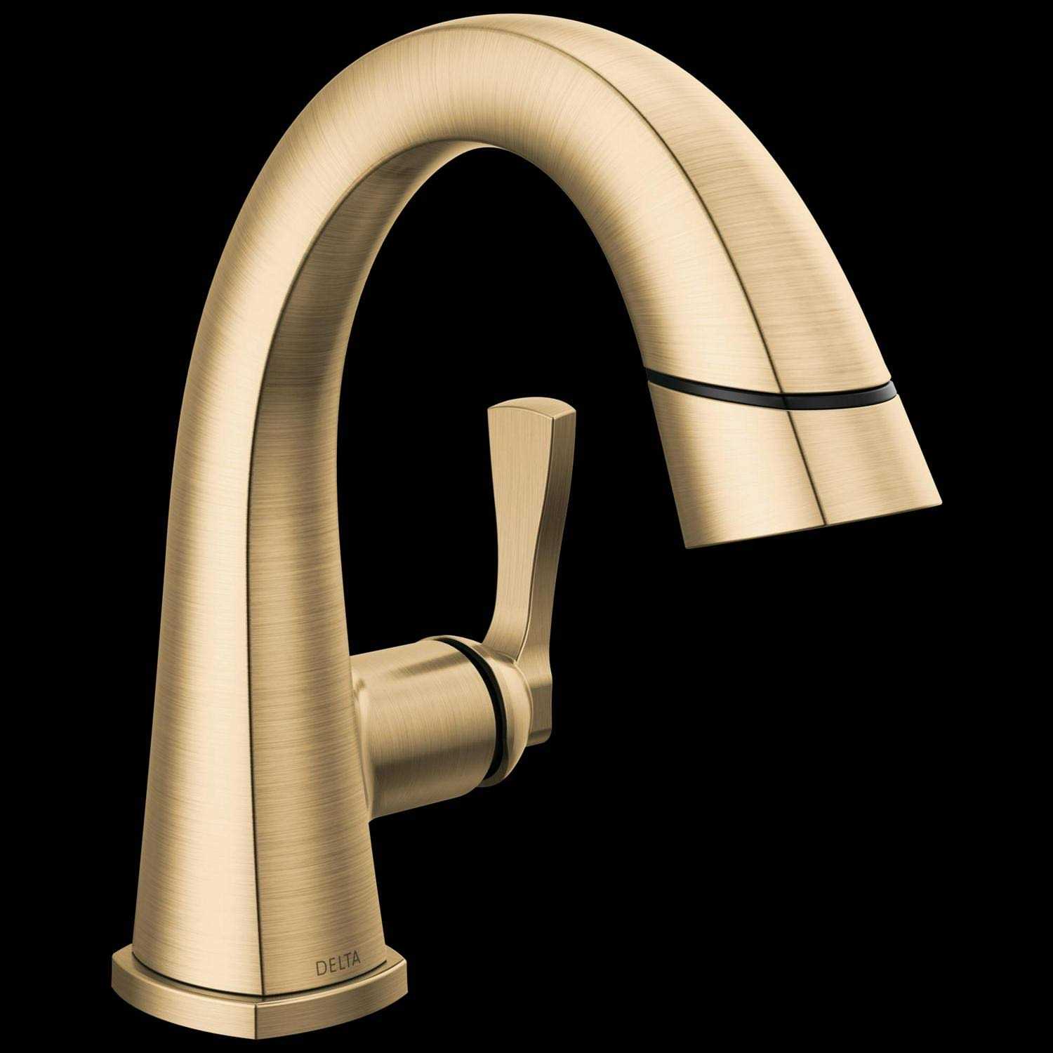 Delta Stryke Single Handle Pull Down Bathroom Faucet - Image 5