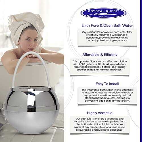 Crystal Quest Chrome Bath Ball - Image 3