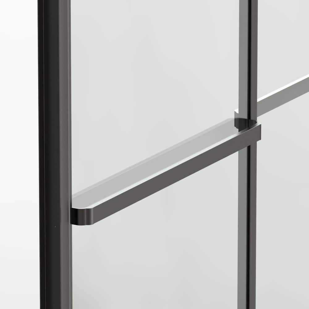 niveal Alvin 59 in. W x 56 in. H Sliding Framed Tub Door Finish - Image 3