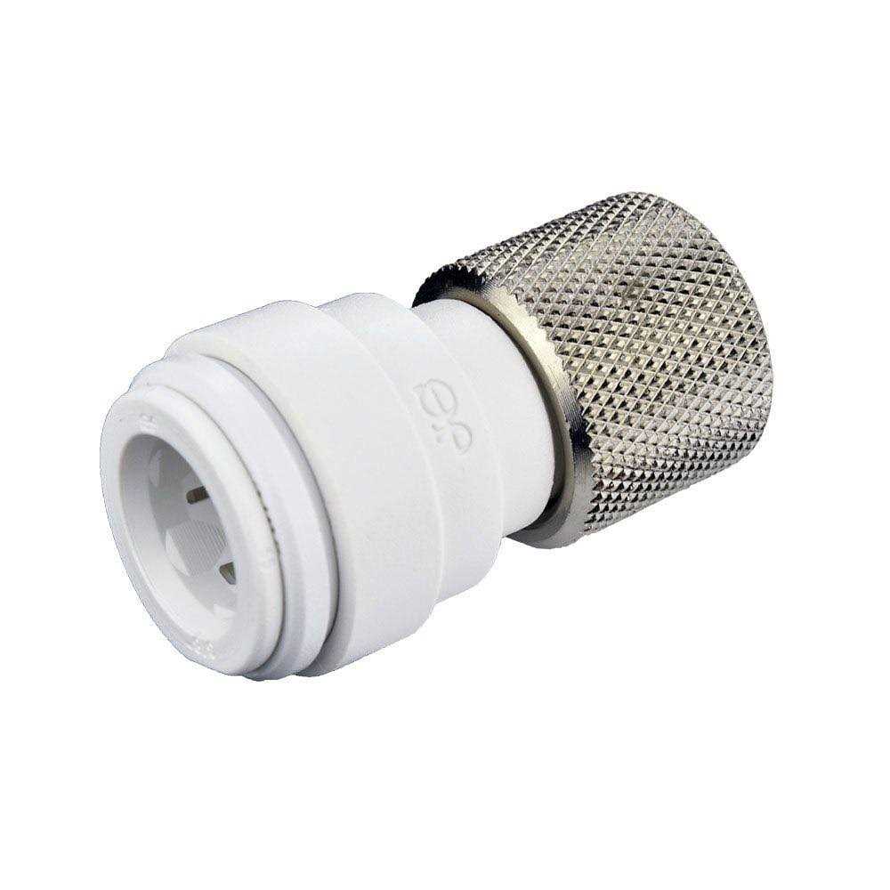 John Guest Speedfit PSEI6012U9P Female Compression Connector 3/8 inch x 3/8 inch Compression Push-to-Connect