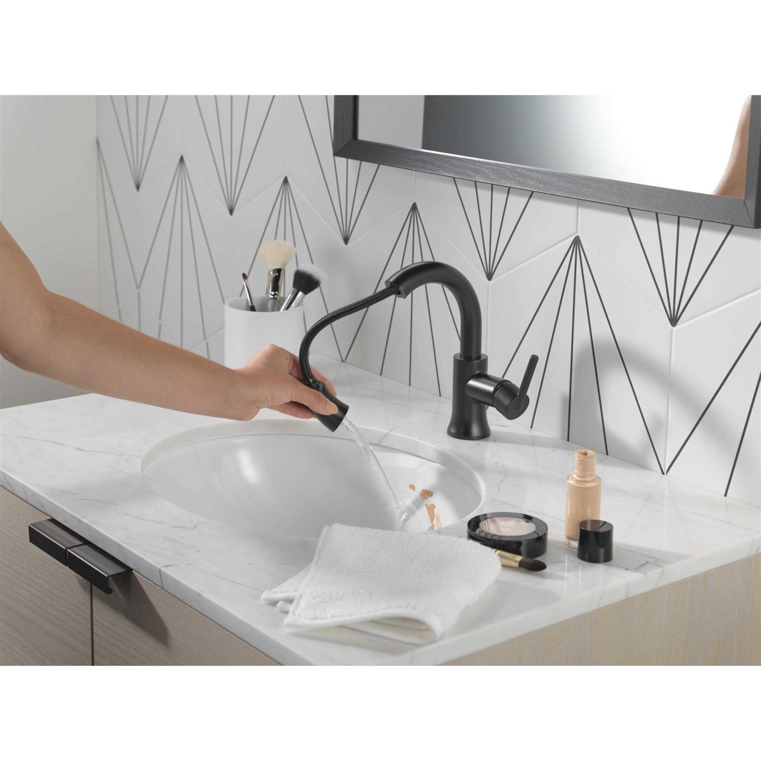Delta 559HAR-PD-DST Trinsic Single Hole Bathroom Faucet - Image 5