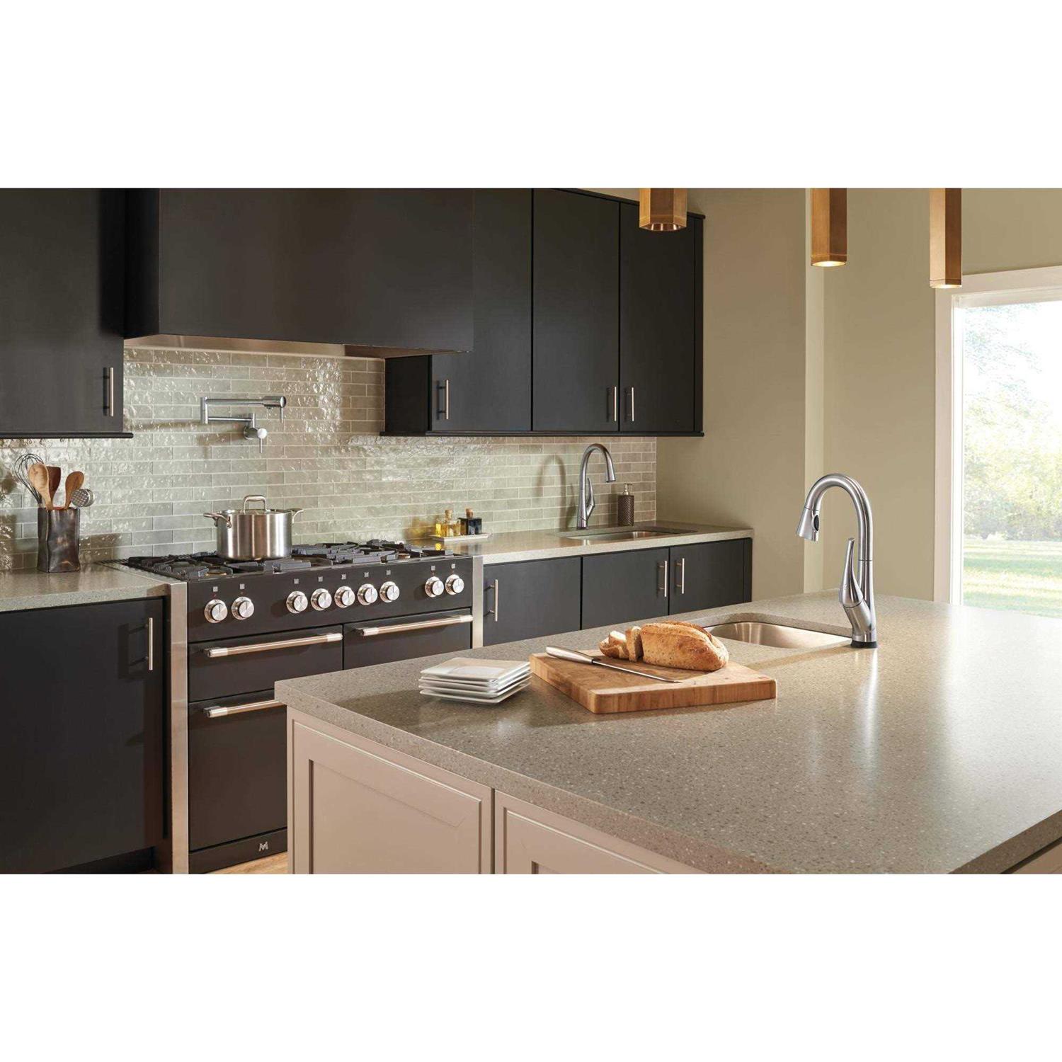 Delta Contemporary Wall Mount Pot Filler 1165LF-CZ - Image 3