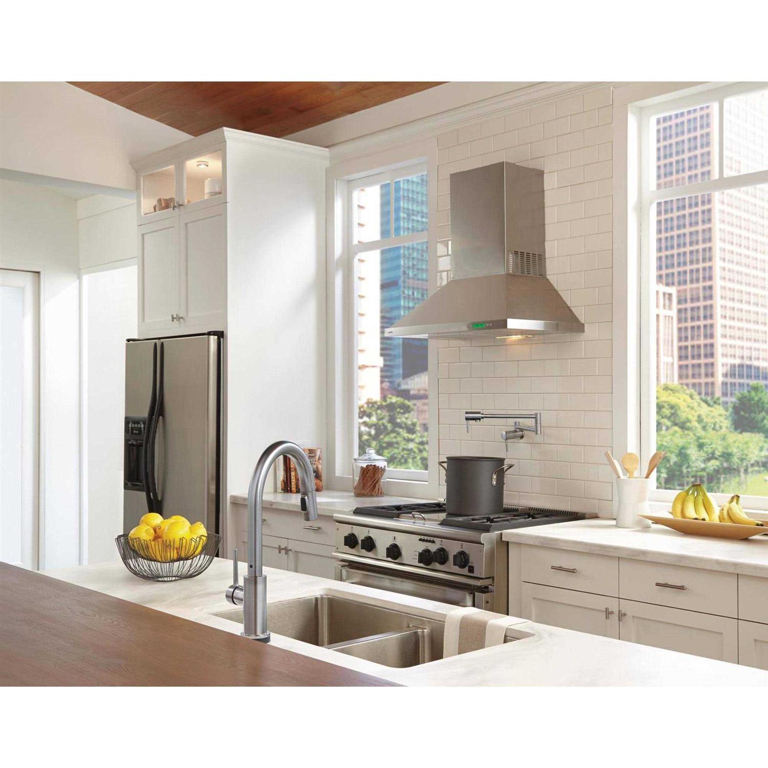 Delta Contemporary Wall Mount Pot Filler 1165LF-CZ - Image 5