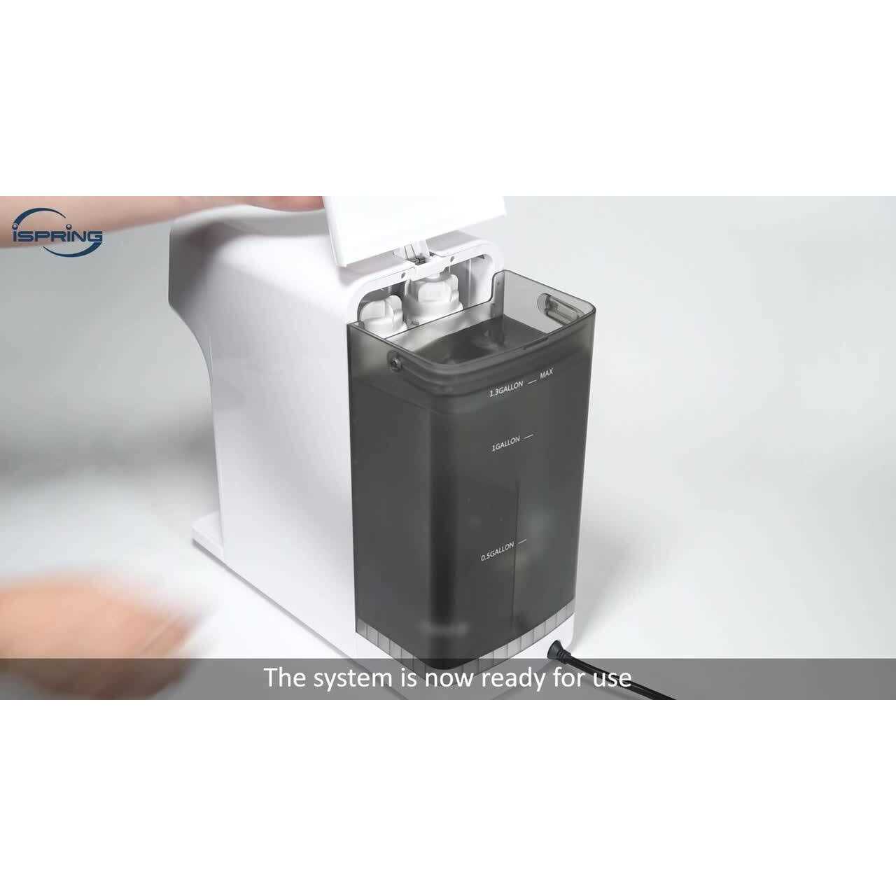 iSpring RCD100 5-Stage Countertop Reverse Osmosis System Instant Hot RO Water Dispenser with UV - Image 2