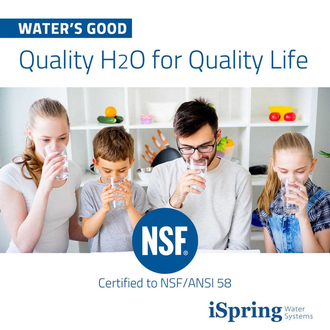 iSpring RCC7 5-Stage Under Sink Reverse Osmosis Drinking Water Filtration System - Image 4