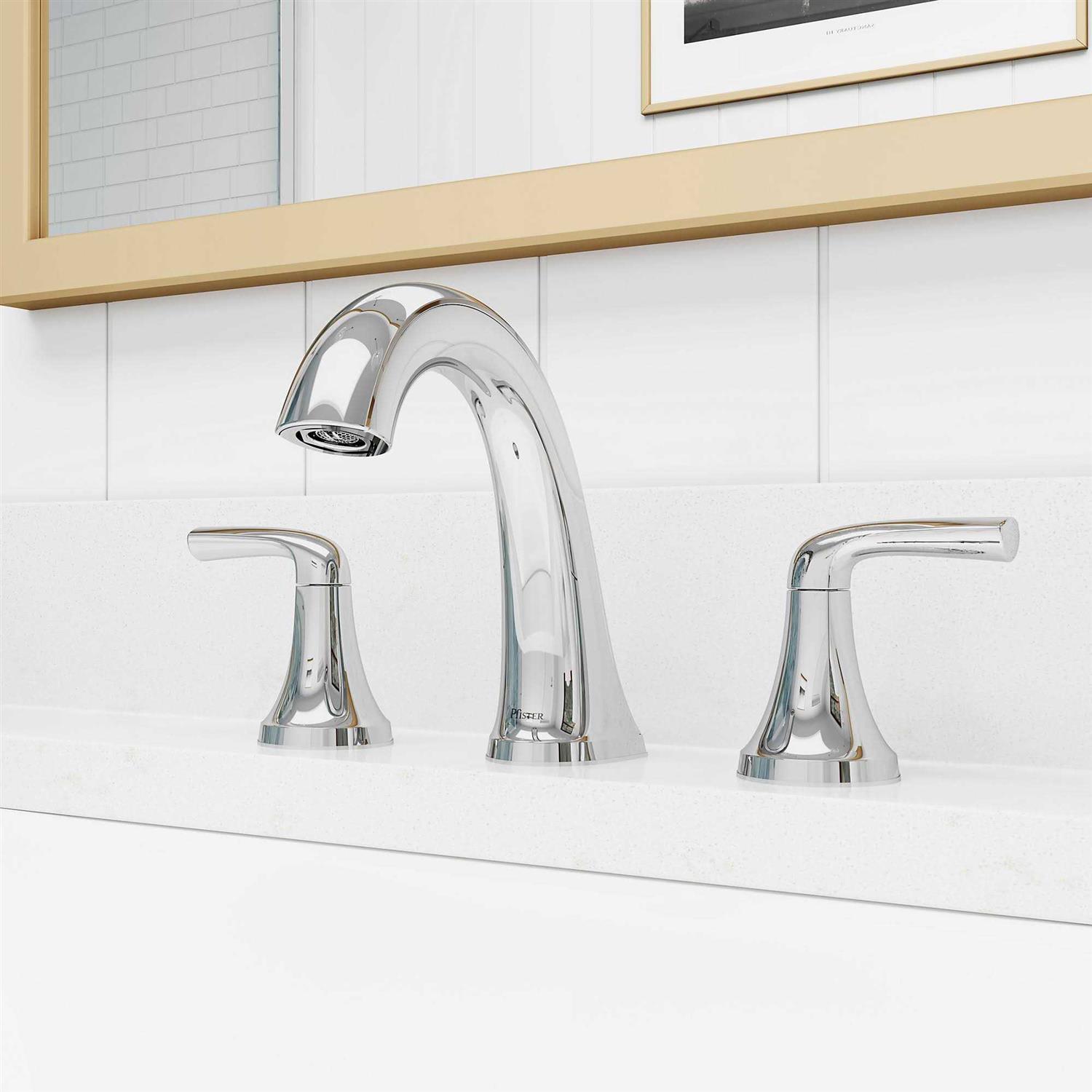 Pfister LF-049-LRCC Ladera 8 in. Widespread 2-Handle Bathroom Faucet in Polished Chrome - Image 4
