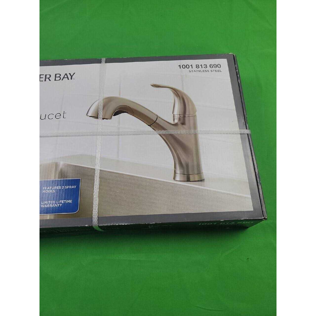 Glacier Bay Market Single-Handle Pull-Out Sprayer Kitchen Faucet in Stainless Steel 1001 813 690 - Image 3
