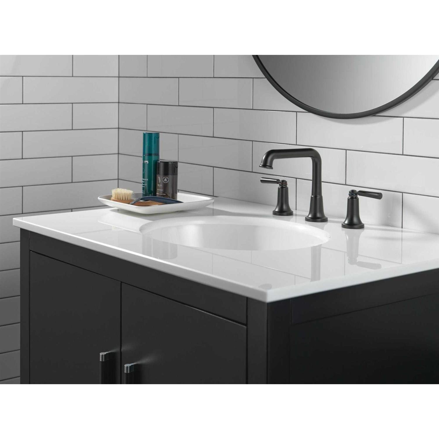Delta Saylor Two Handle Widespread Bathroom Faucet - Image 3