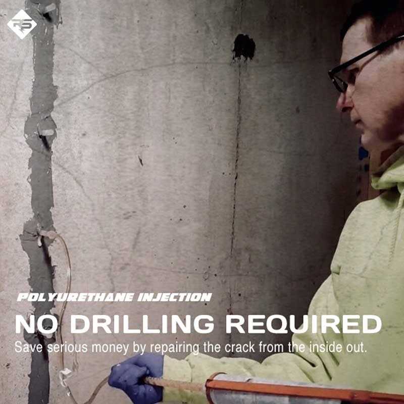 RadonSeal DIY Concrete Foundation Crack Repair Kit The Homeowner's Solution to Fixing Basement Wall Cracks Like The Pros! - Image 4
