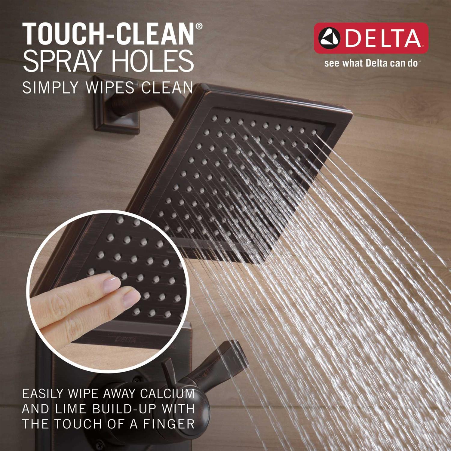 Delta DSS-Dryden-1701 Monitor 17 Series Dual Function Pressure Balanced Shower System with Integrated Volume Control Shower Head and Hand Shower - - Image 5