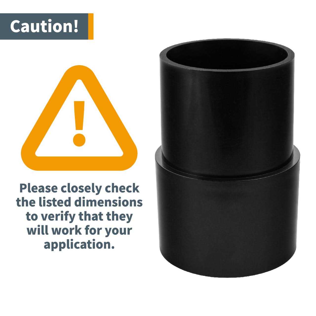 Powertec 70141 2-1/2-Inch to 2-1/4-Inch Reducer - Image 5