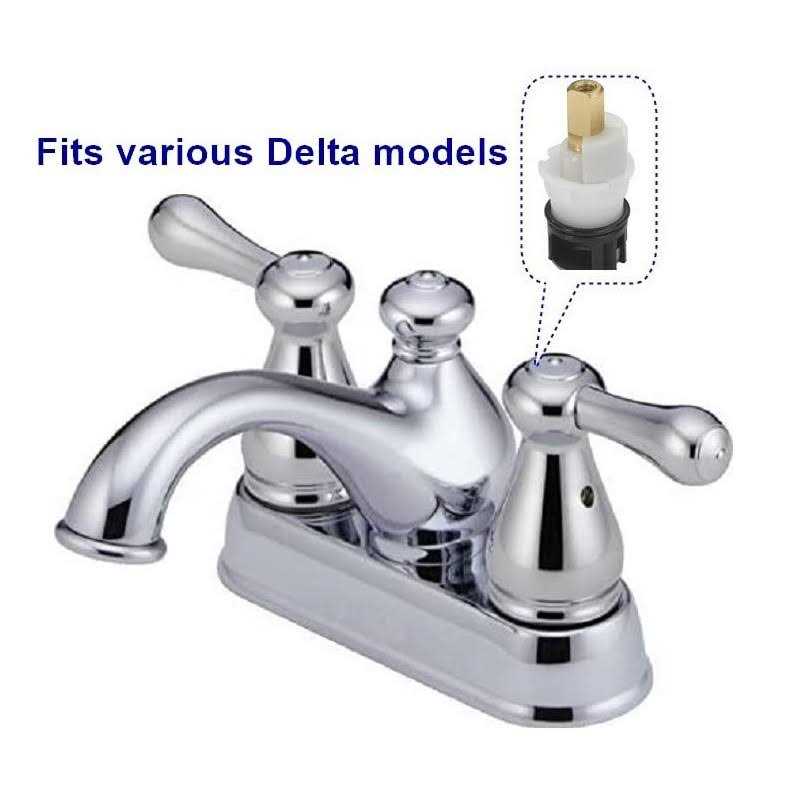 RP24096 Faucet Stem Assembly Repair kit Replacement fits Various Delta Two Handle Lavatory - Image 3