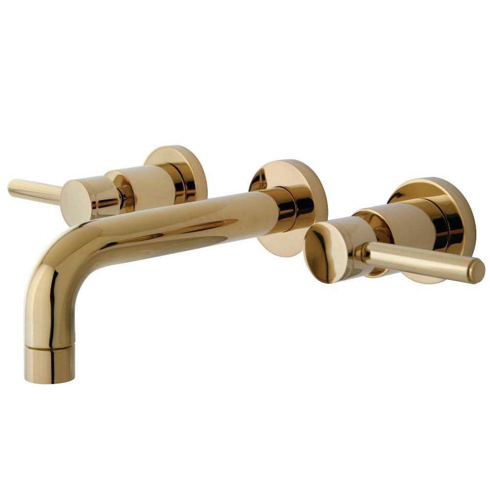 Kingston Brass Concord 2-Handle Wall Mount Bathroom Faucet