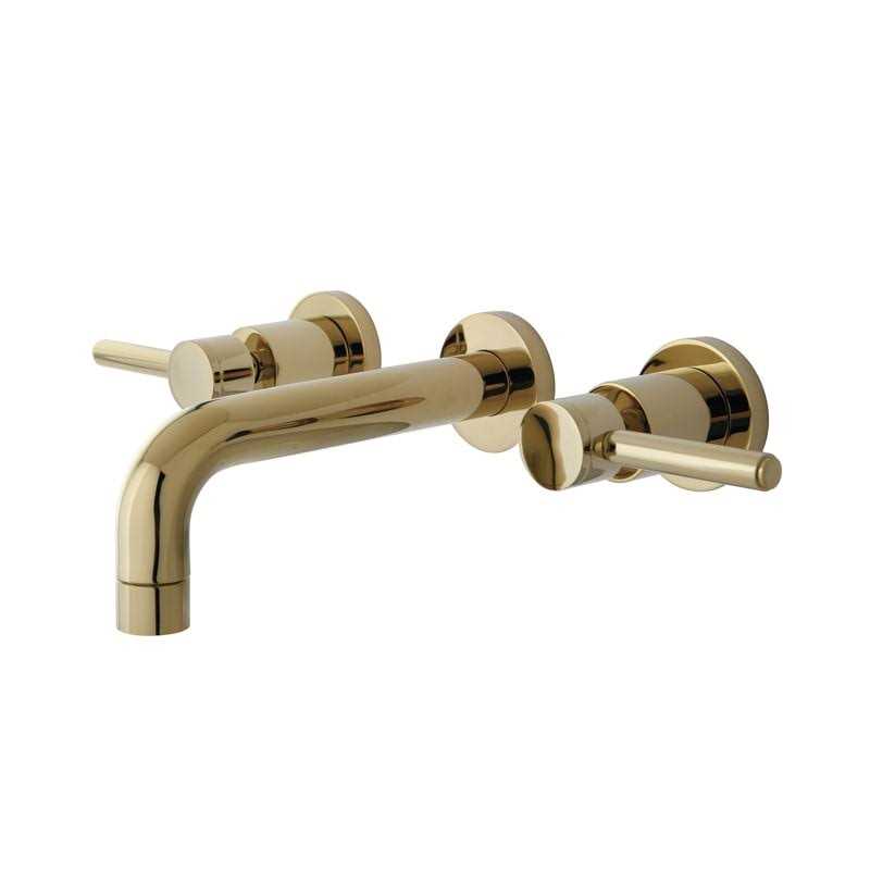 Kingston Brass Concord 2-Handle Wall Mount Bathroom Faucet - Image 2