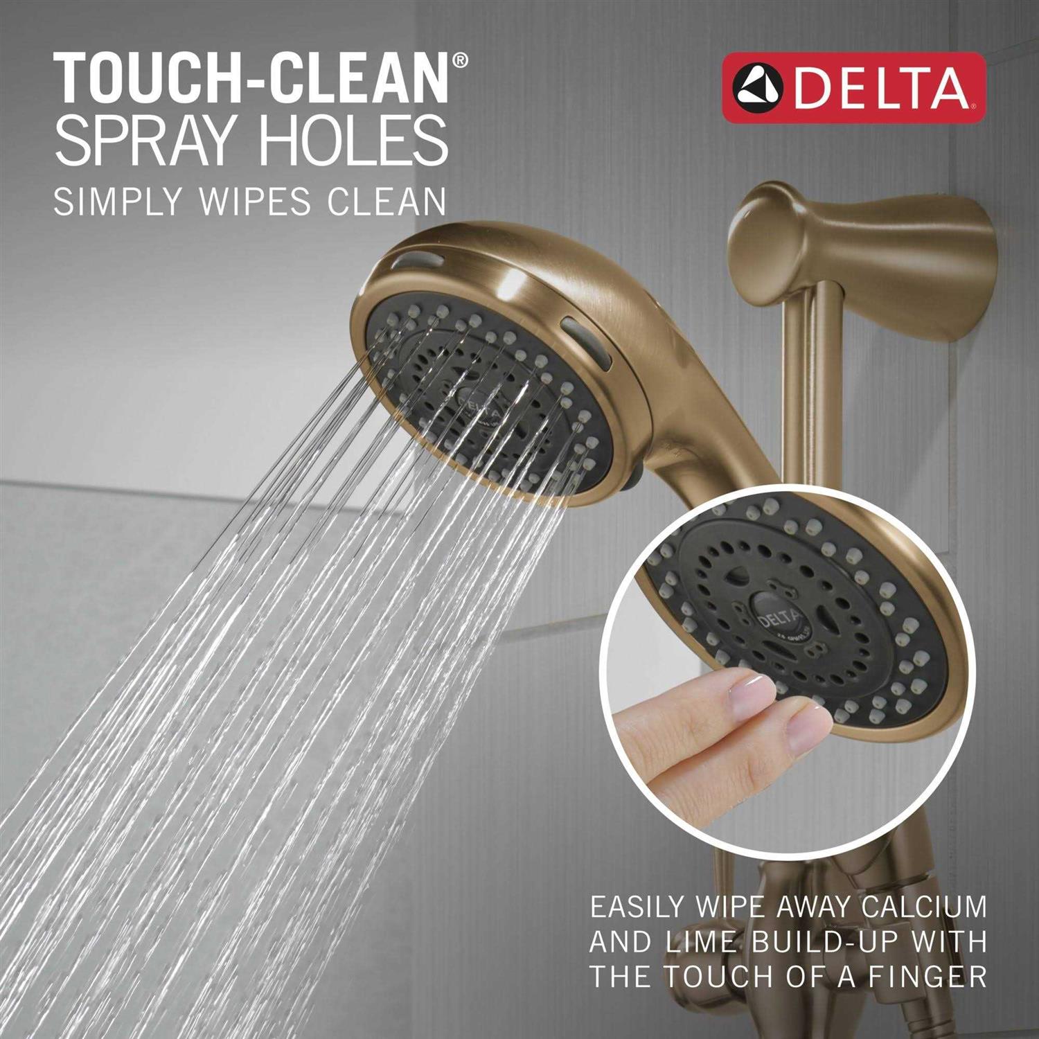 Delta Premium 3-Setting Slide Bar Hand Shower 57014 - Image 4