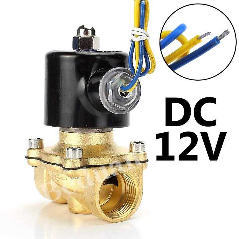 Beduan Brass Electric Solenoid Valve 1/2 12V Air Valve Normally Colsed for Water Air Gas Fuel Oil - Image 5