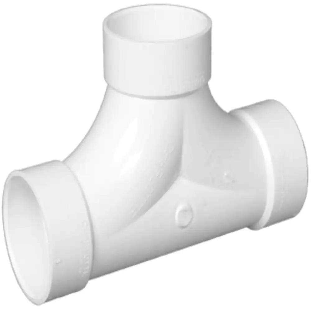 Charlotte Pipe 4 in. Schedule 40 DWV 2-Way PVC Cleanout Tee - Image 3