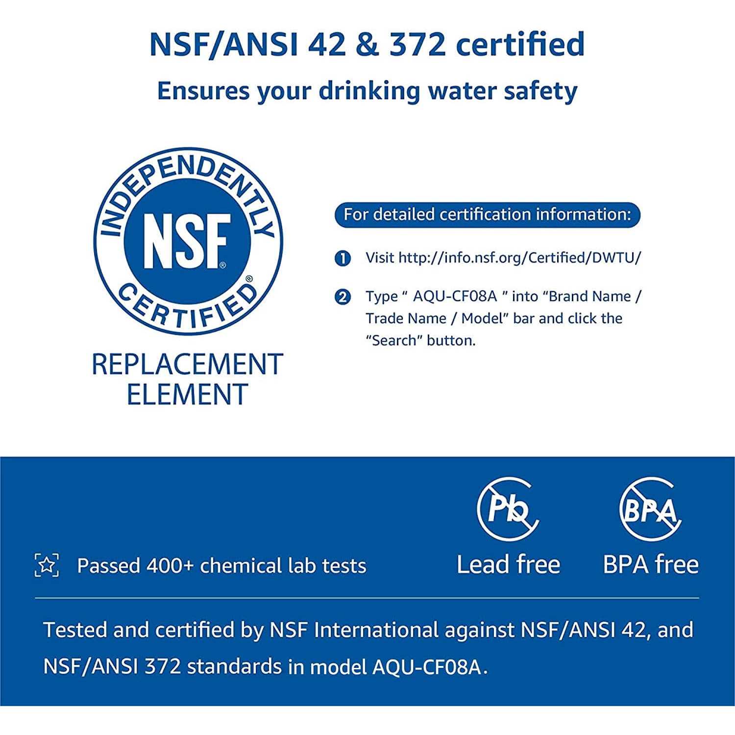 Aqua Crest 6 Pack Aquacrest Faucet Water Filter Replacement for Pur Rf-9999 - Image 3