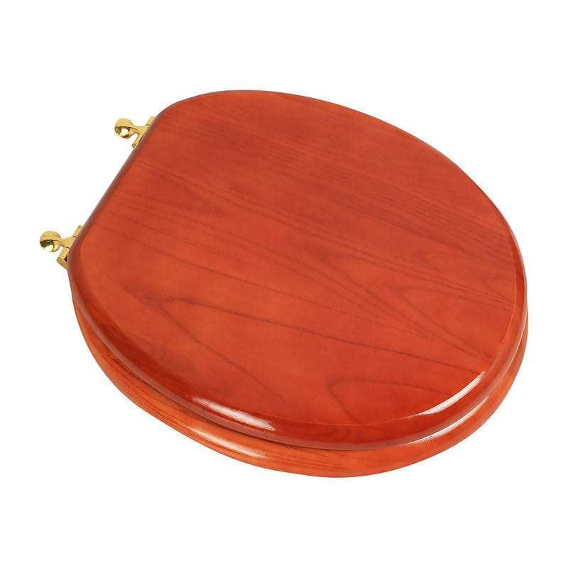 Plumbing Technologies Premium Molded Round Wood Toilet Seat - Image 3