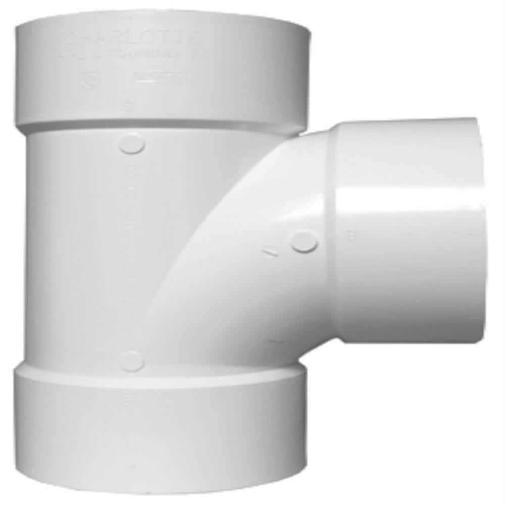 Charlotte Pipe 2 in. DWV PVC Sanitary Tee - Image 3
