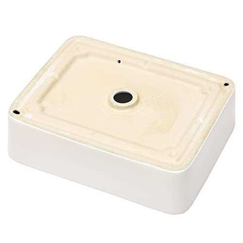Rectangular Vessel Sink Sarlai 16 X 12 Modern Rectangle Bathroom Sink Above - Image 3