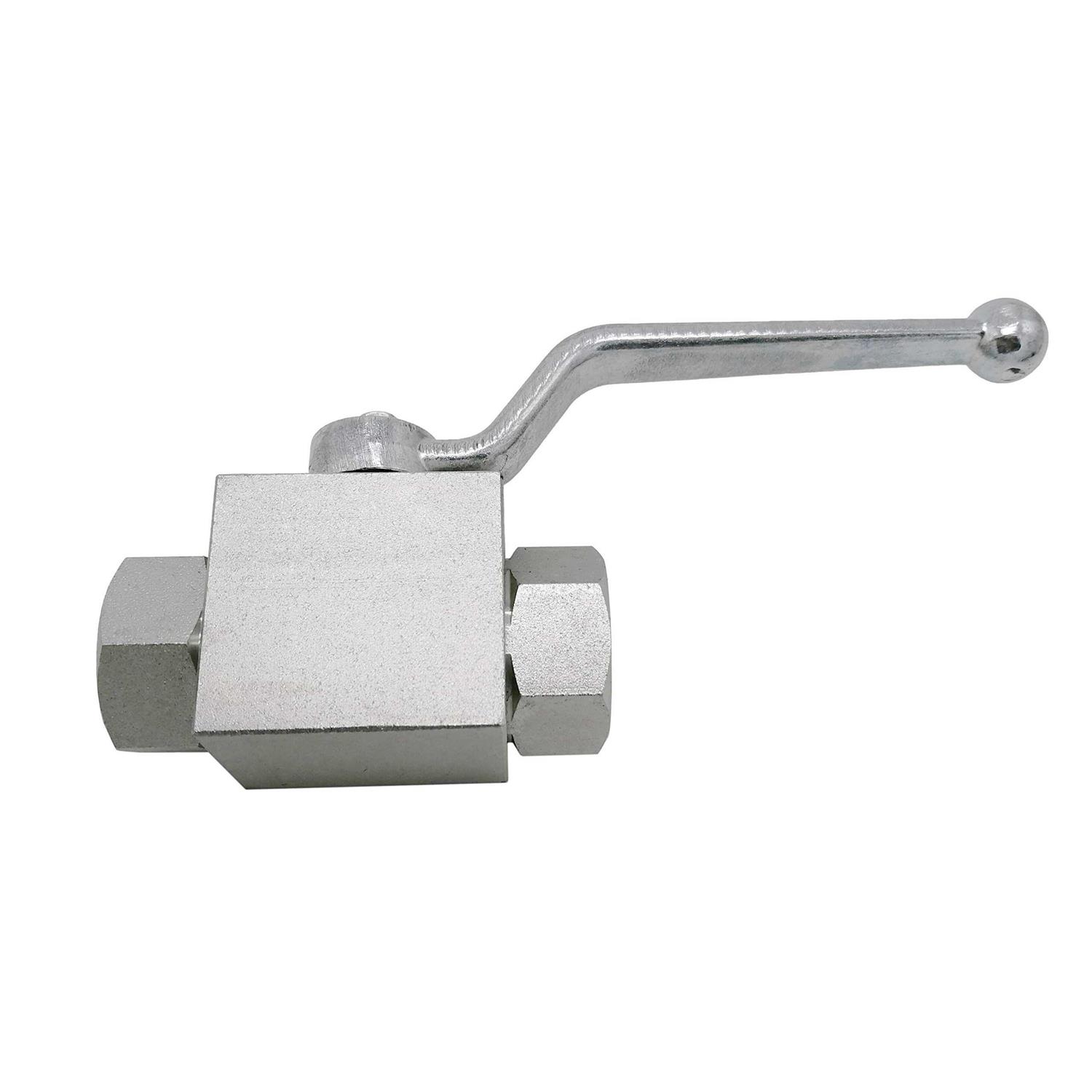 NKAIKE Hydraulic High Pressure Shut-Off Ball Valve 2 Way 1/2 Inch NPT 7250 PSI KHB Hydraulic Valve - Image 5