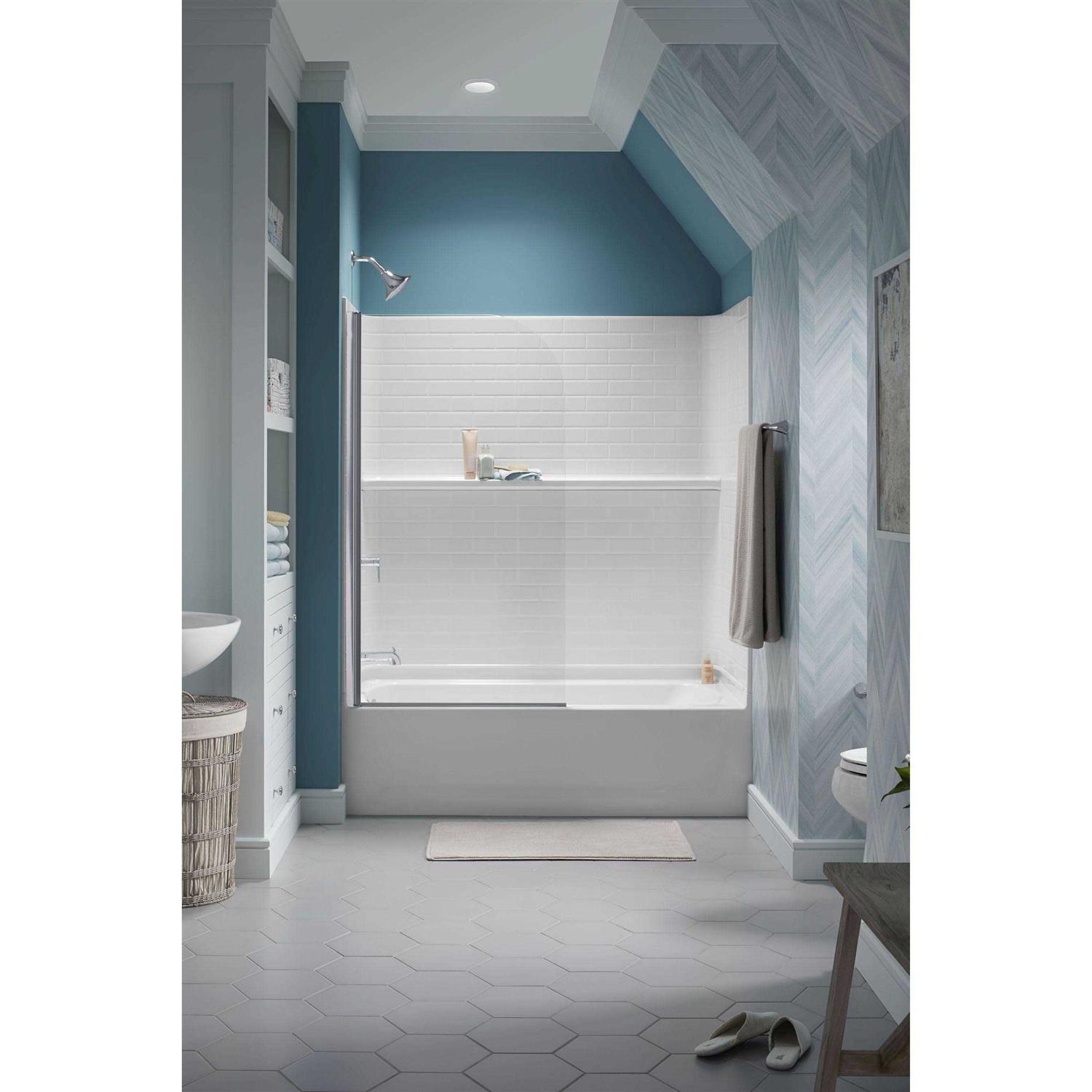 Sterling 71574100 Traverse 60 in. x 30 in. Bath Wall Set - Image 3