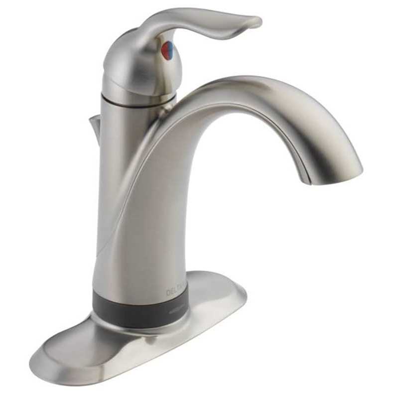 Delta Lahara Single Handle Bathroom Faucet with Touch2O.xt Technology 538 - Image 4