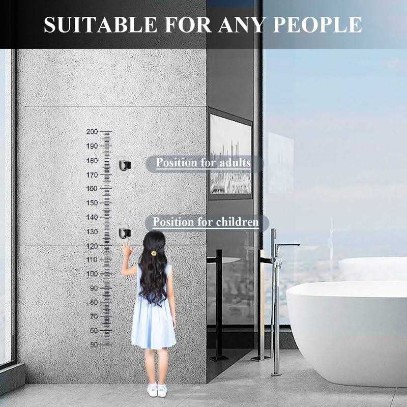 SENLIXIN Shower Head Holder Strong Adhesive Adjustable Handheld Shower Wand Holder No Drilling Wall Mount Bracket - Image 3
