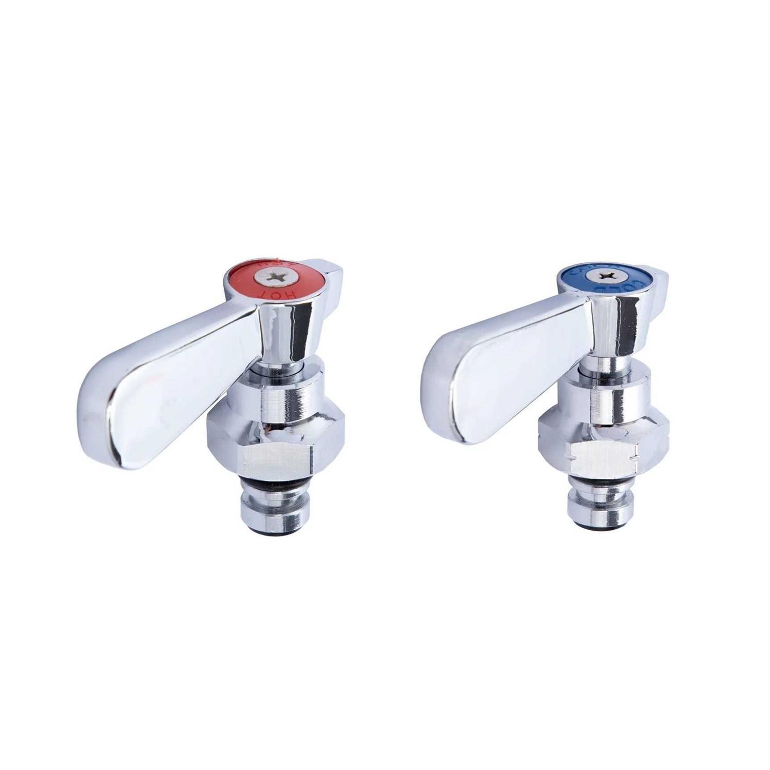 Royal Britania Faucet Repair Kit with Handles and Stems for Wall Mount Faucets - Image 4
