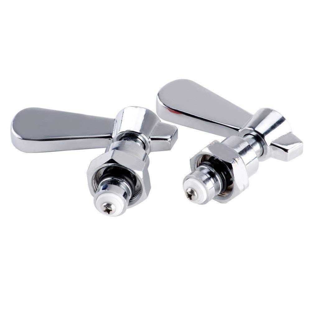 Royal Britania Faucet Repair Kit with Handles and Stems for Wall Mount Faucets - Image 5