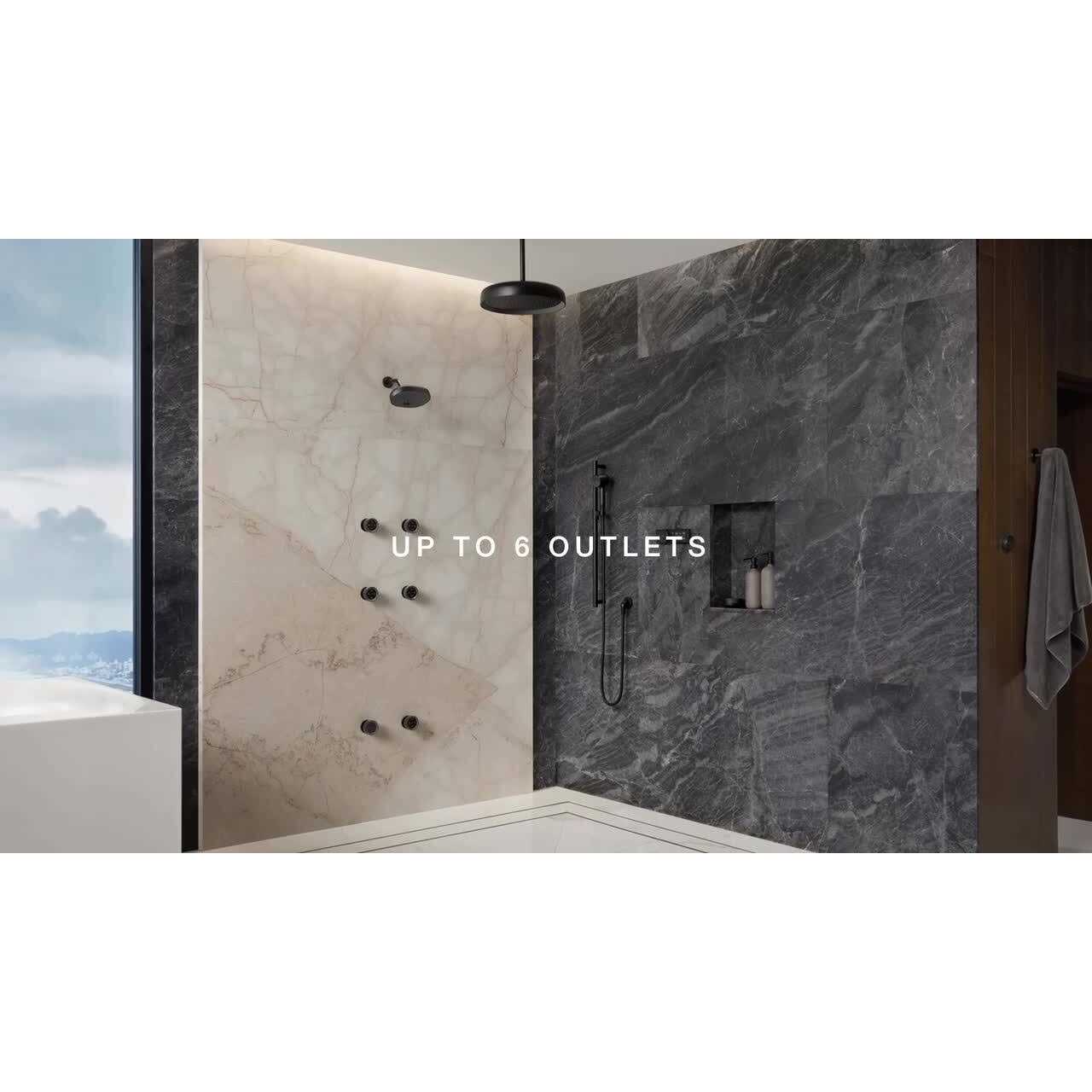 Kohler Anthem Four-Outlet Recessed mechanical Thermostatic Valve Control - Image 3